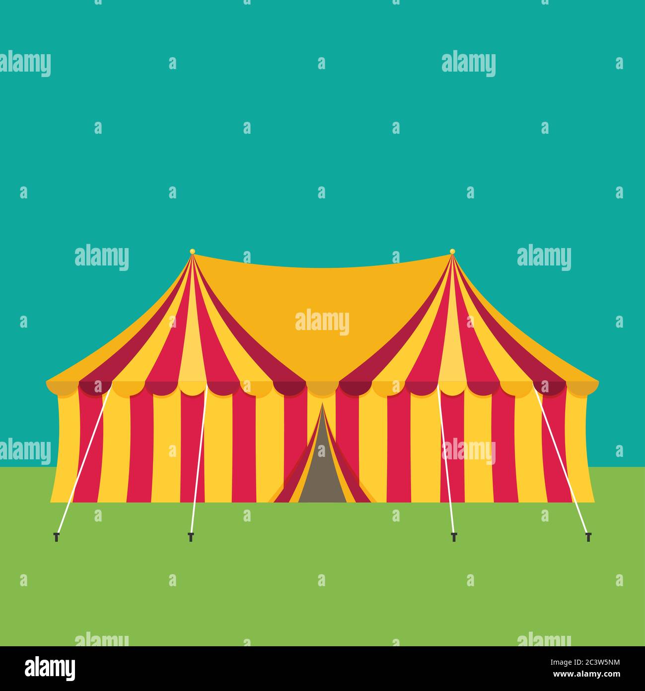 Circus tent vector, flat design Stock Vector Image & Art - Alamy