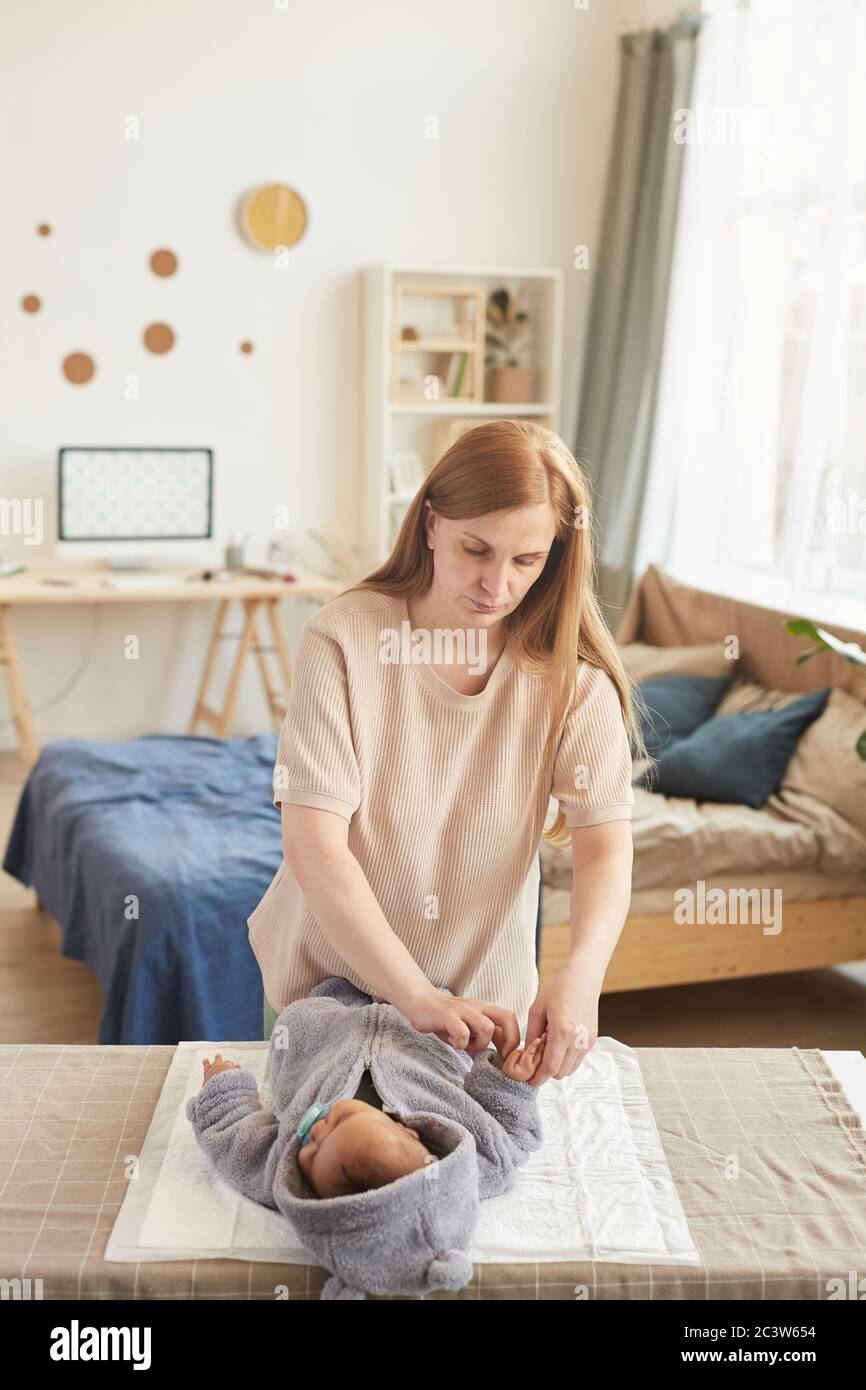 vertical changing table