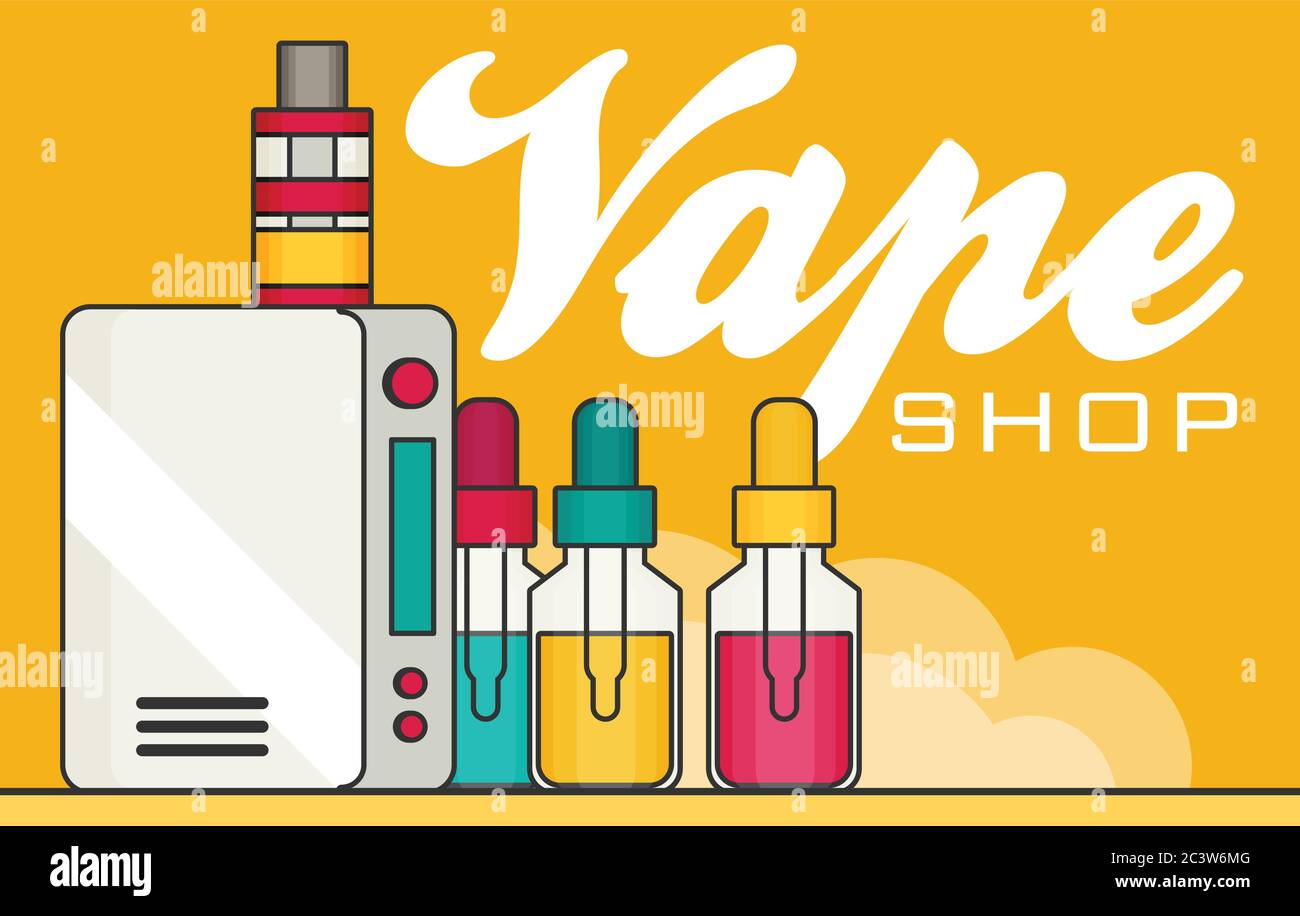 Vape vector illustration Stock Vector Image & Art - Alamy