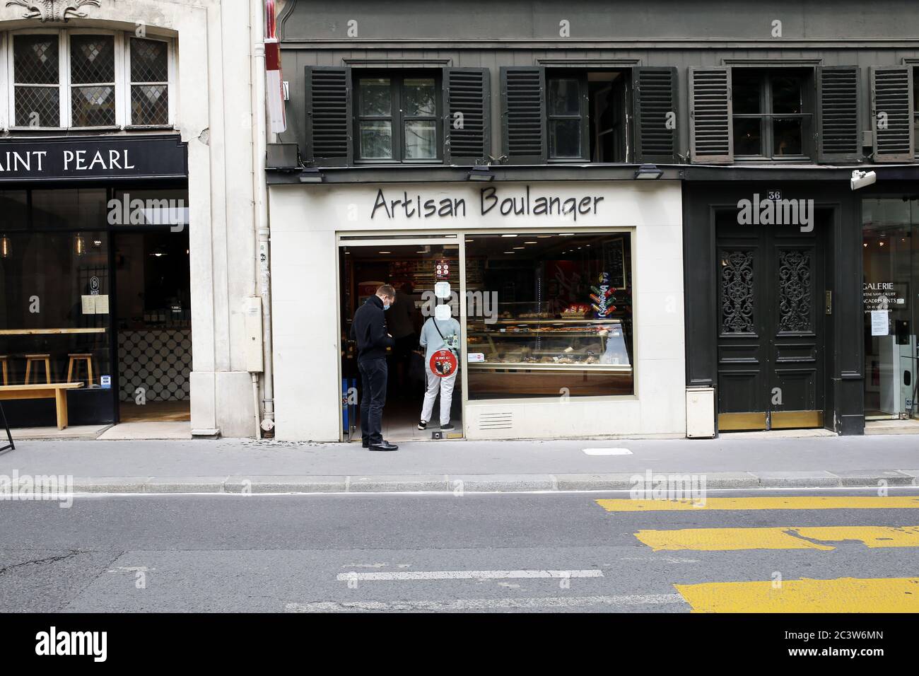 French Bakery Paris France Stock Photo Alamy