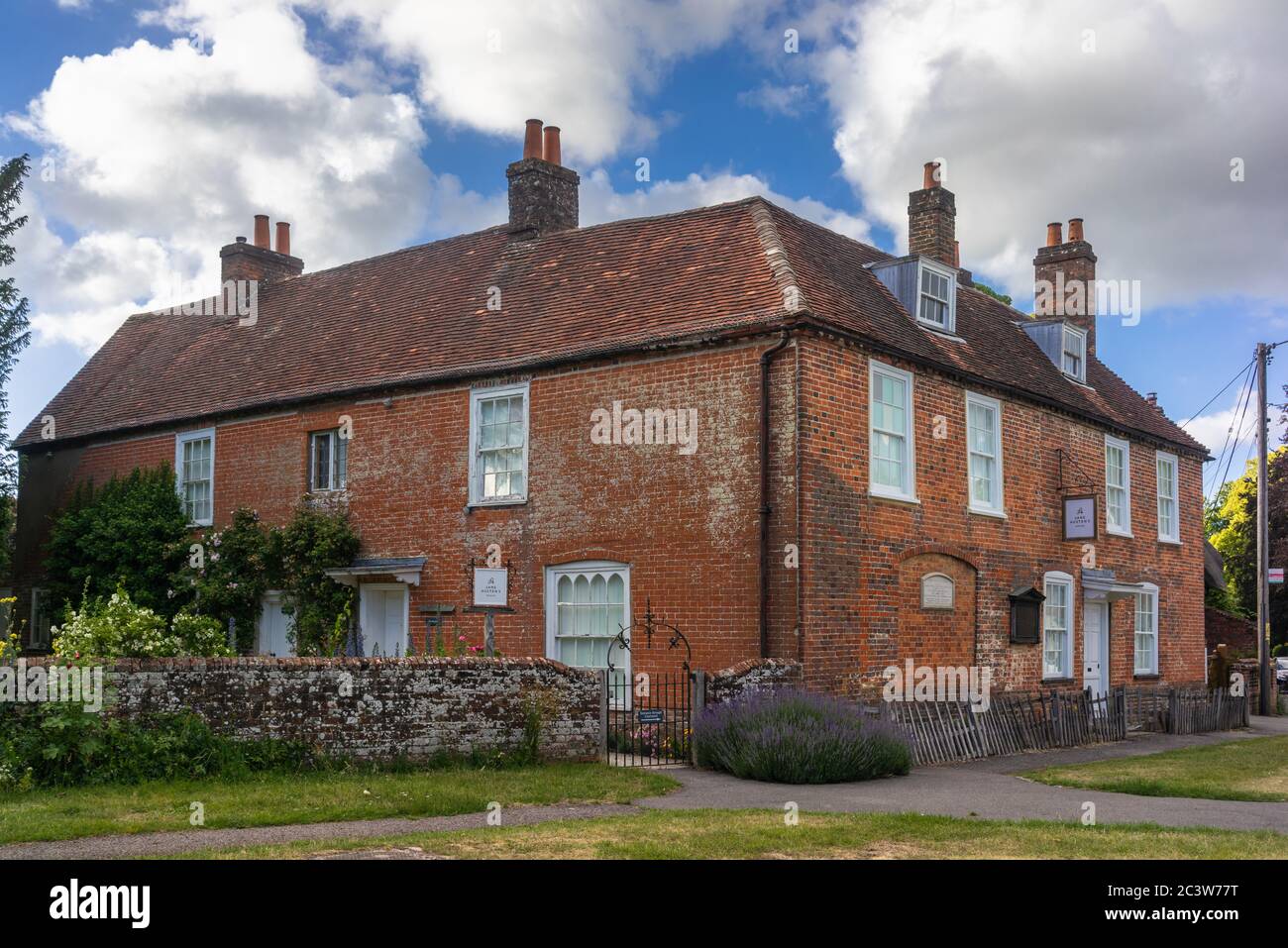 Jane Austen’s House - a Grade I listed building where Jane Austen lived most of her life, located in the picturesque village of Chawton, England, UK Stock Photo