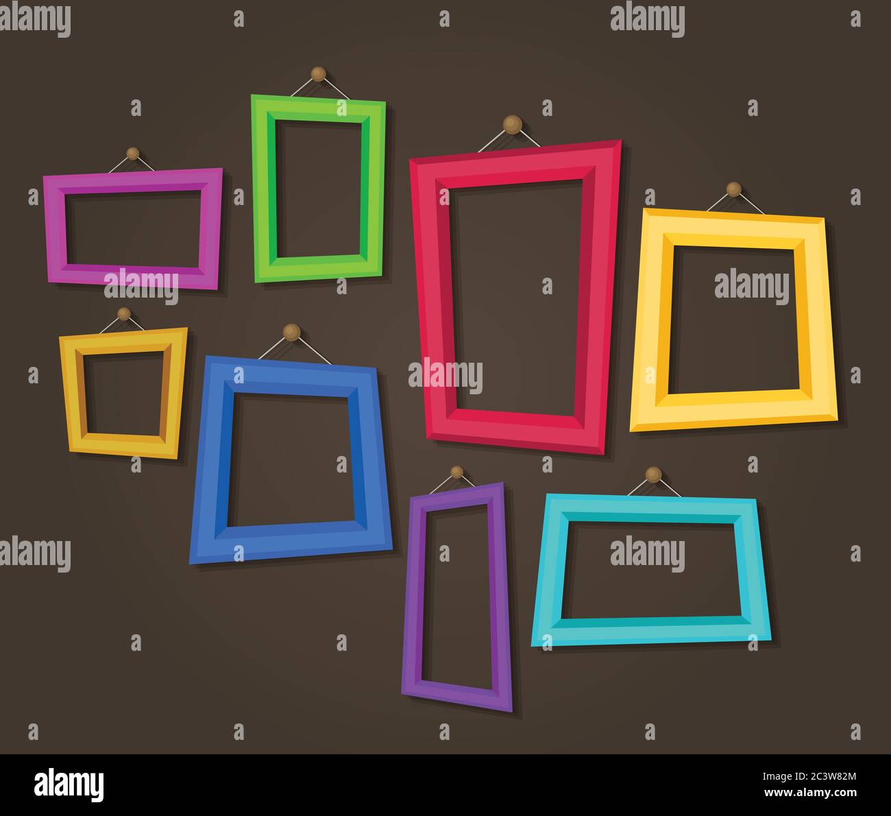 Wall Frames Cartoon High Resolution Stock Photography and Images Alamy