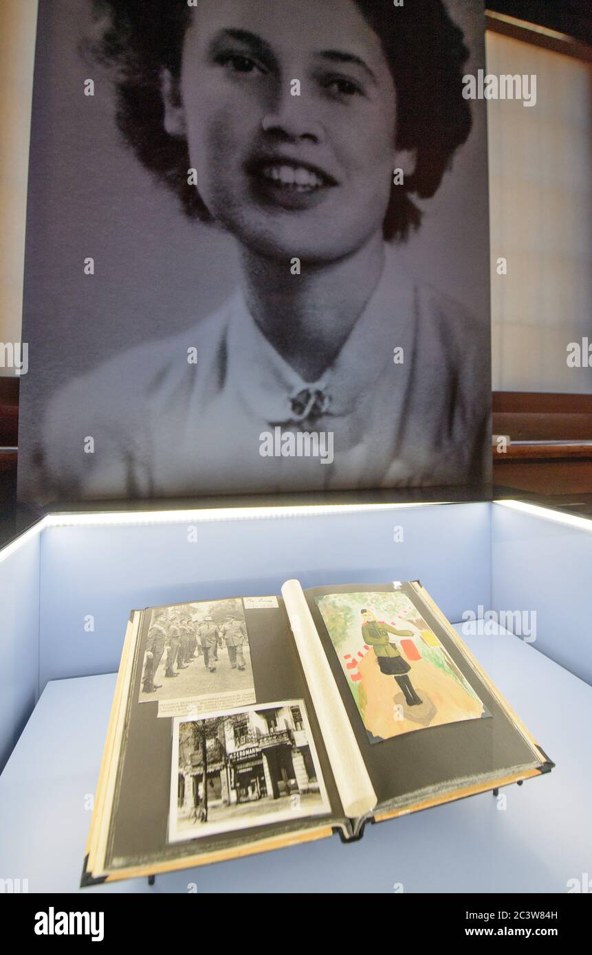 22 June 2020, Brandenburg, Potsdam The diary of Joy Milward is part of the exhibition "Potsdam