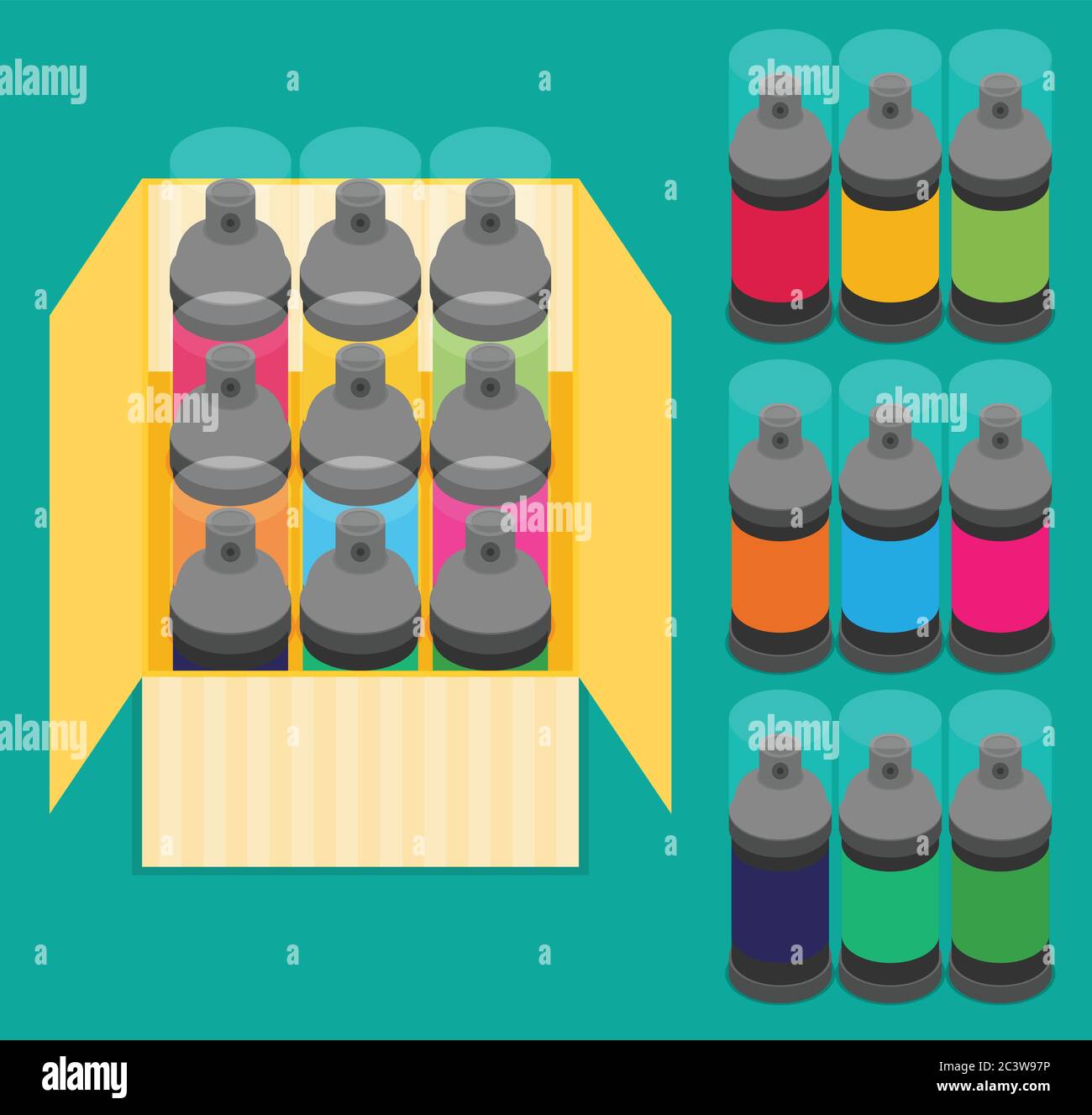 Spray Paint Can .Vector Flat Icon Stock Vector Image & Art Alamy