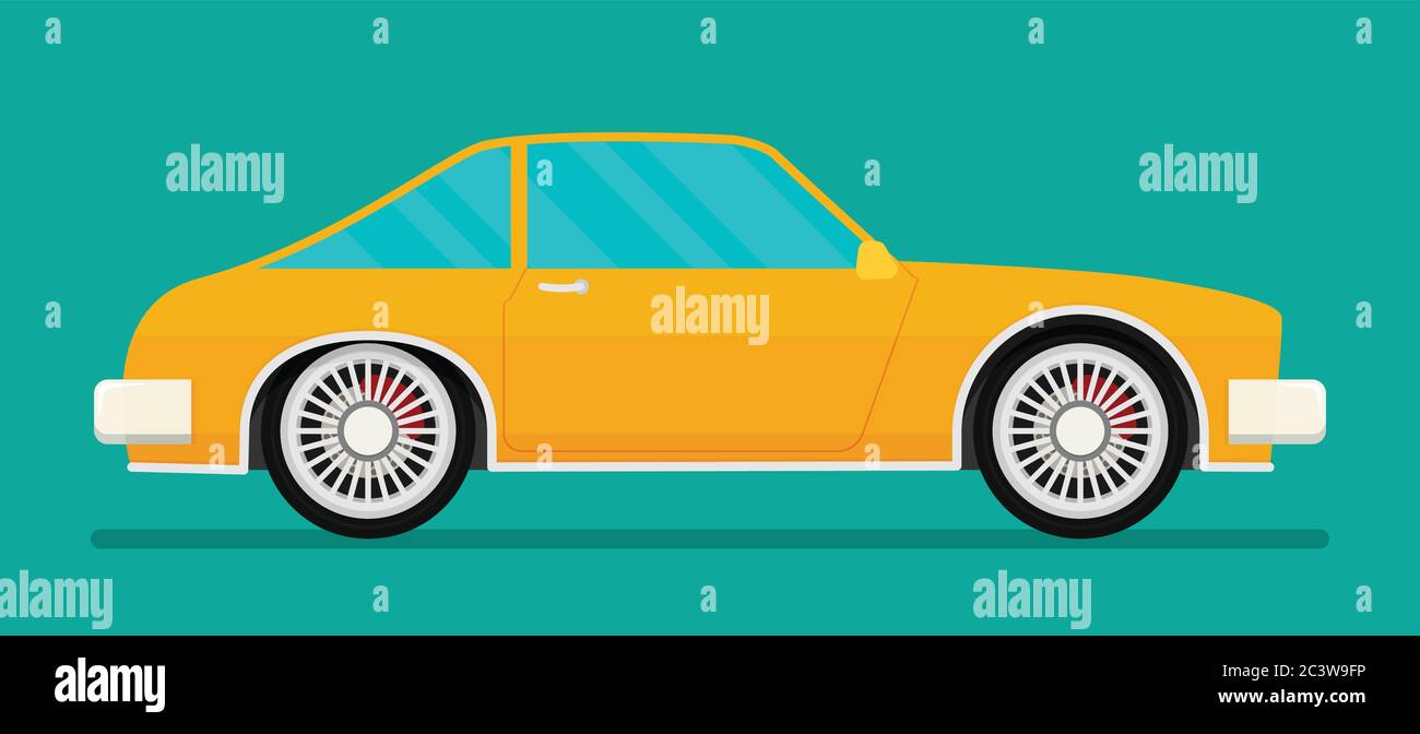 Flat racing car vector. Eps 10 Stock Vector Image & Art - Alamy