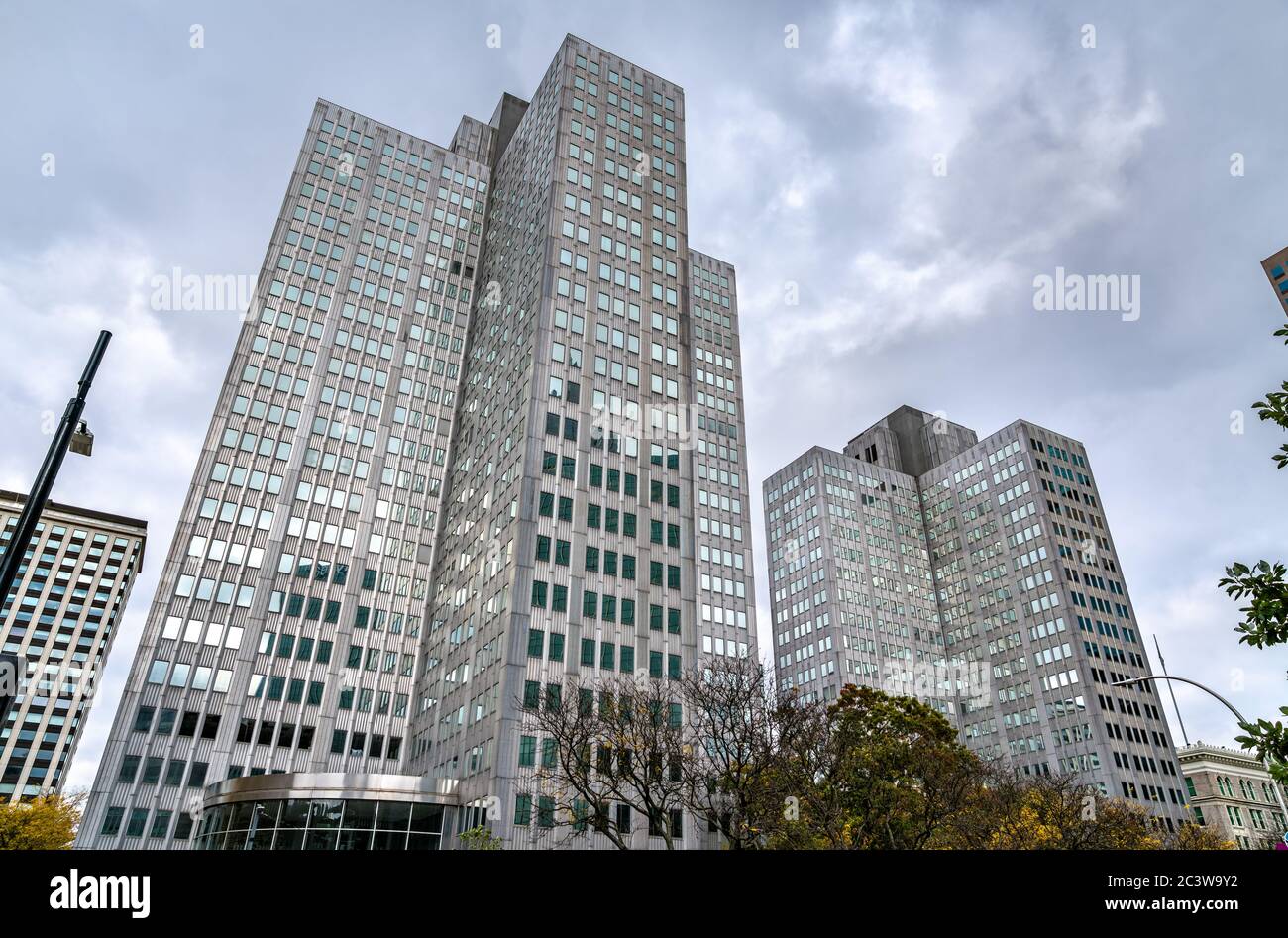 Skyscrapers in Downtown Pittsburgh. Pennsylvania, USA Stock Photo