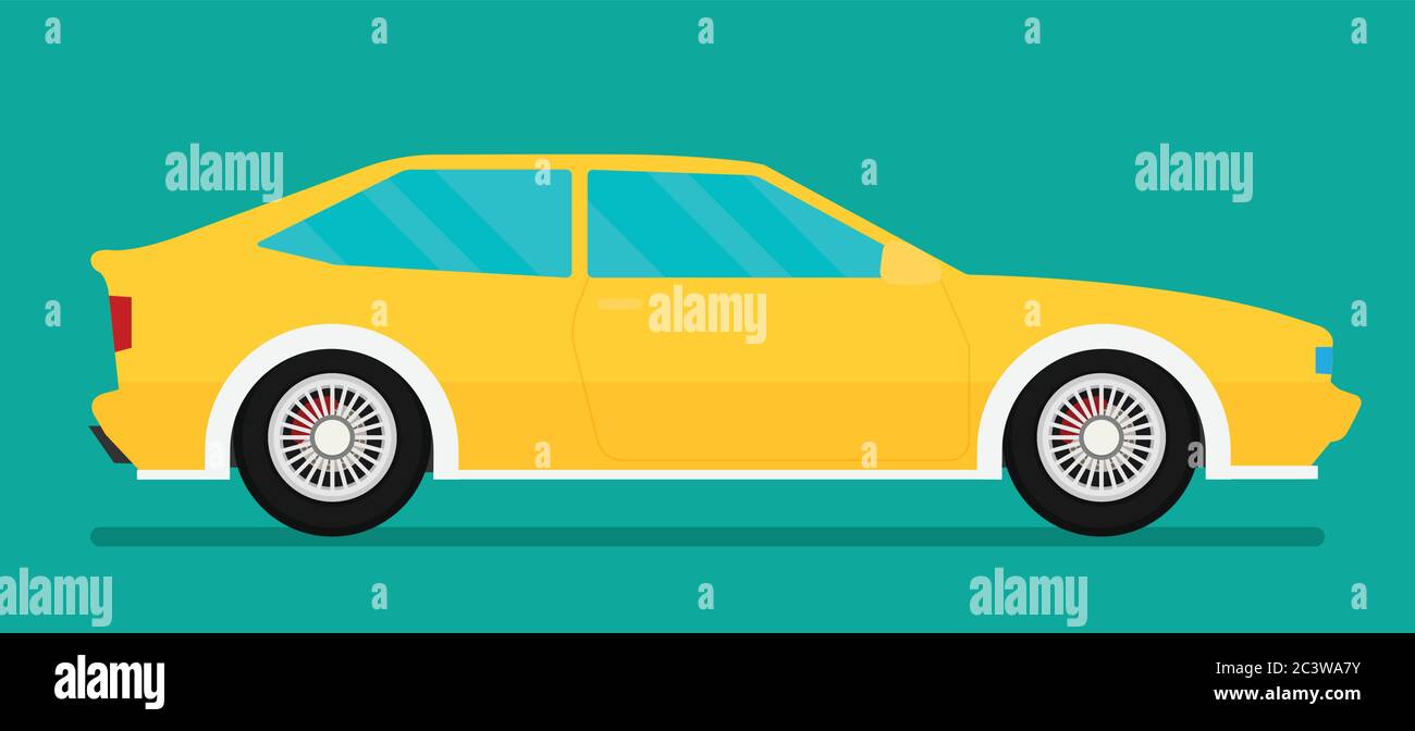 Flat racing car vector. Eps 10 Stock Vector Image & Art - Alamy