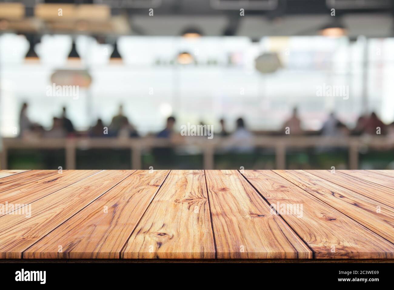 Wooden Table Top On Blurred Background Of Interior Coffee Shop Or Restaurant Blur Cafe Coffee Shop Background Ready Used Us Display Or Montage Produc Stock Photo Alamy
