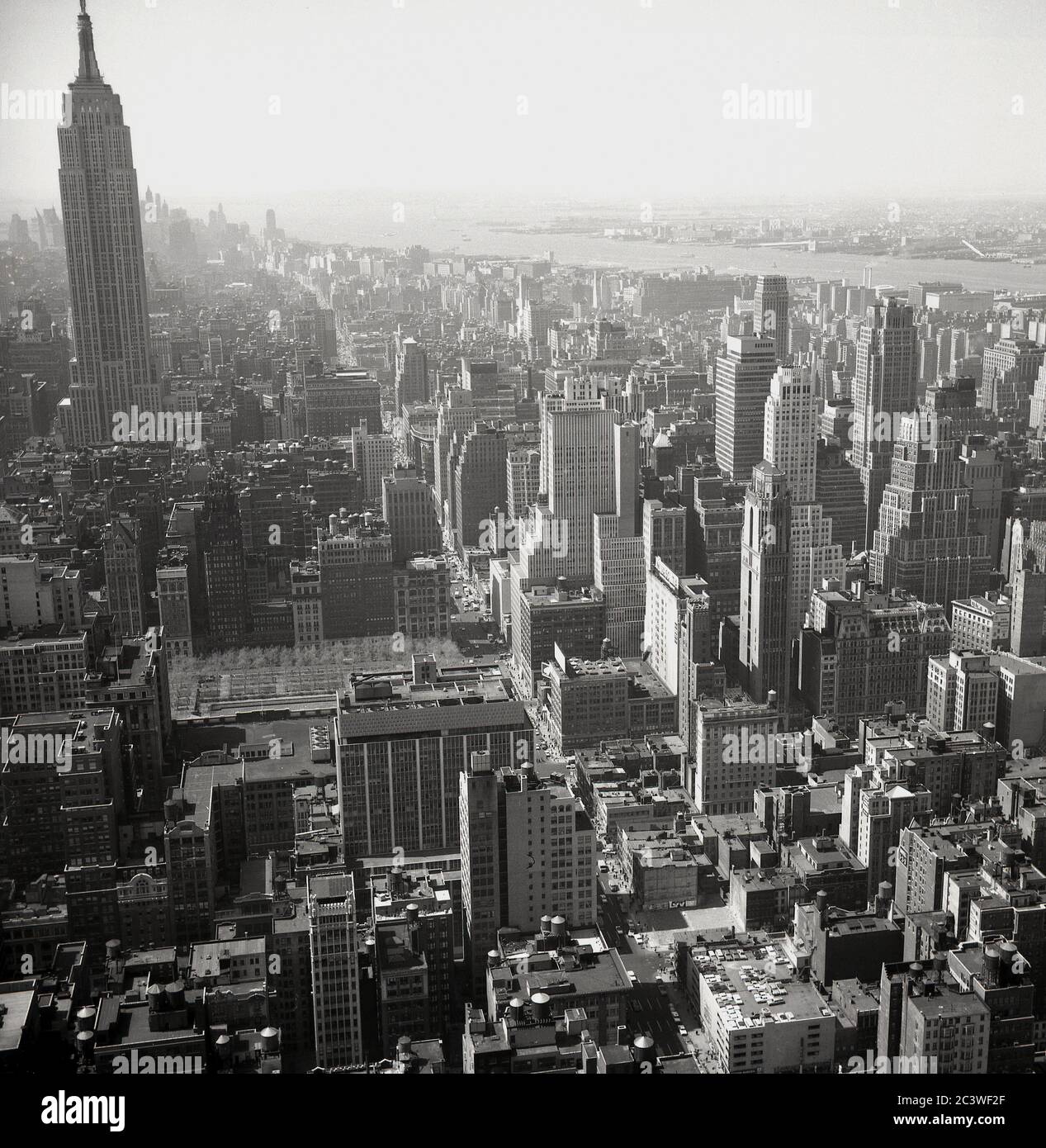 154-f 1930 Aerial View of NEW YORK CITY Photo 
