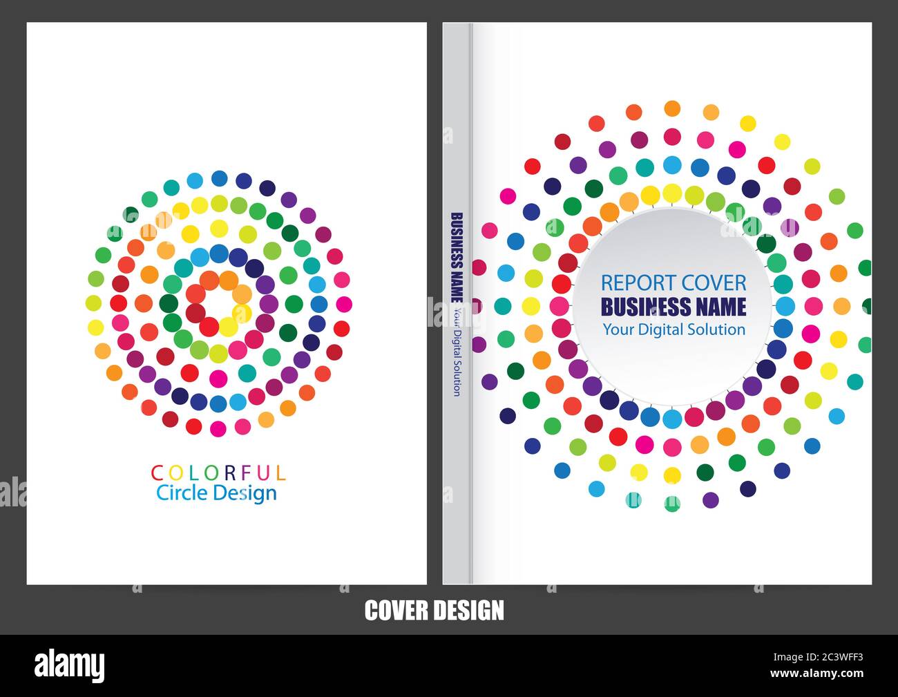 Annual report cover business design Stock Vector Image & Art - Alamy