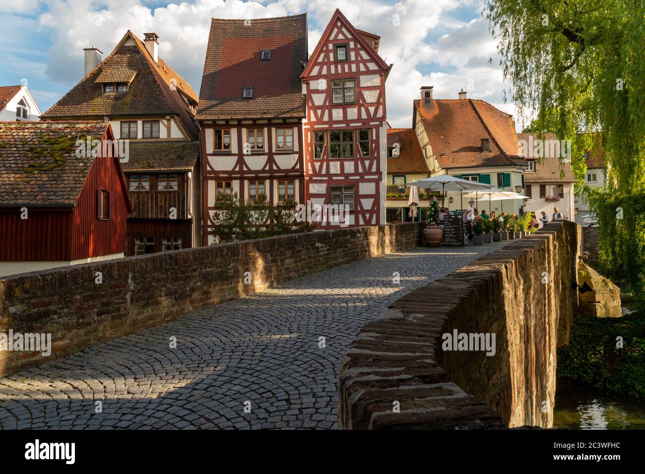 Fishermen's district in Ulm, Germany Stock Photo