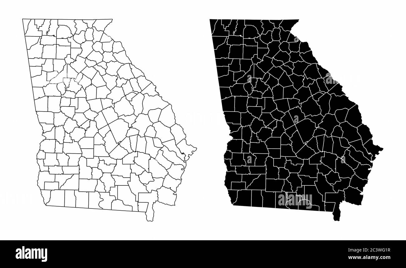 County Maps Stock Vector Image & Art Alamy