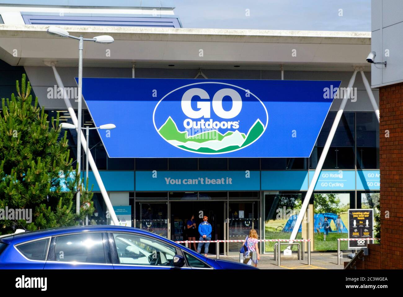 Go Outdoors storefront at Cribbs Causeway Bristol. This shop was opened