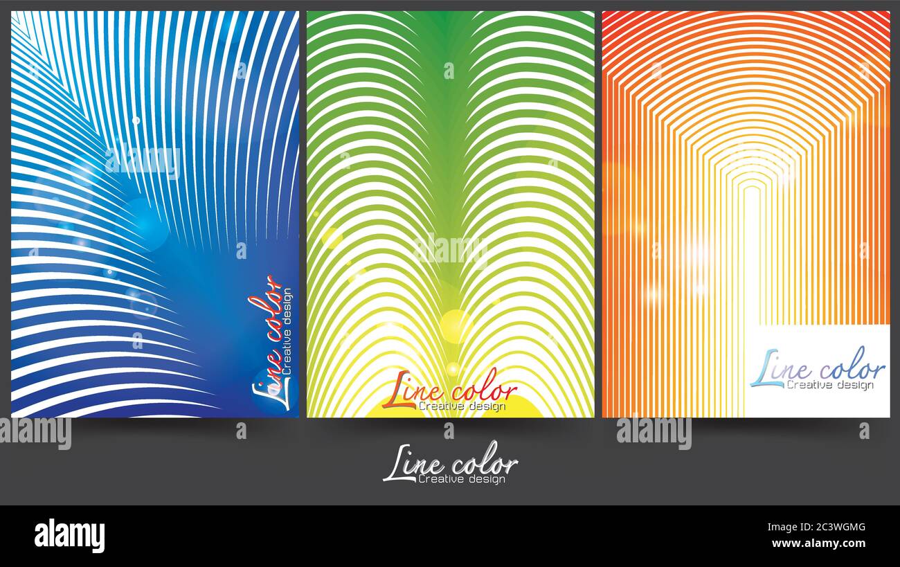Line curve abstract vector background Stock Vector Image & Art - Alamy