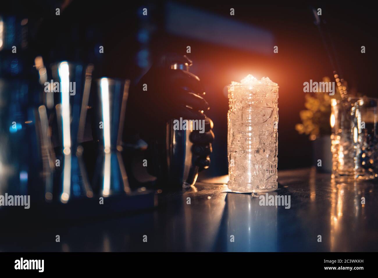 Birds Singing Words Zombie Cocktail Glass Set main image 1