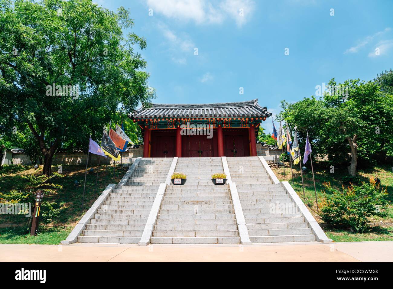 Ganghwa island Goryeogung Palace Site in Incheon, Korea Stock Photo
