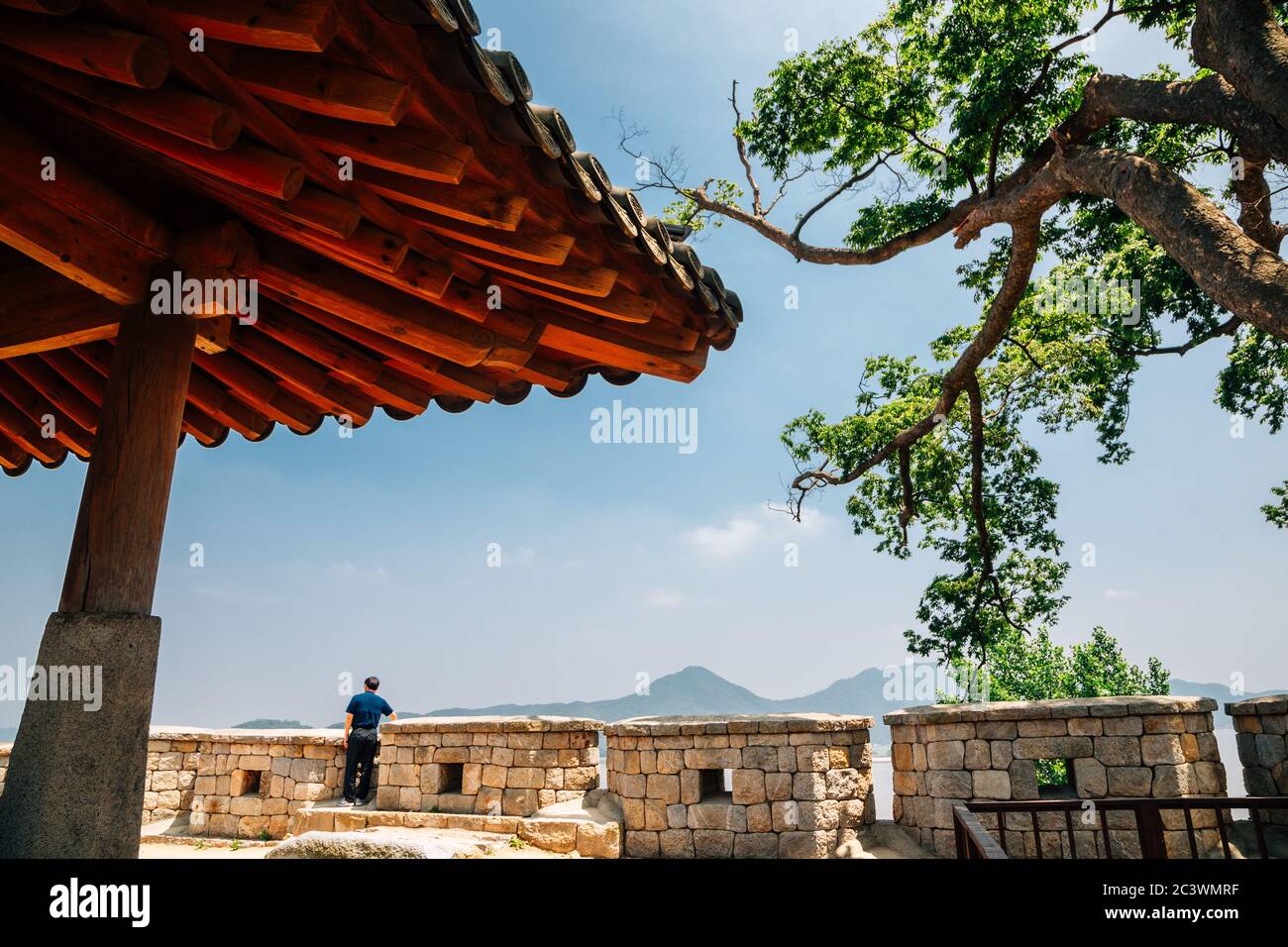 Ganghwa island Yeonmijeong Pavilion in Incheon, Korea Stock Photo