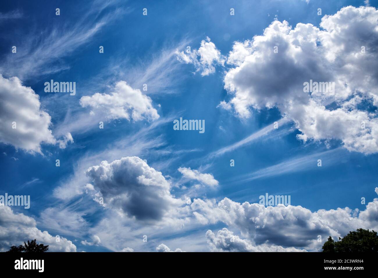 Wolkenbild Stock Photo