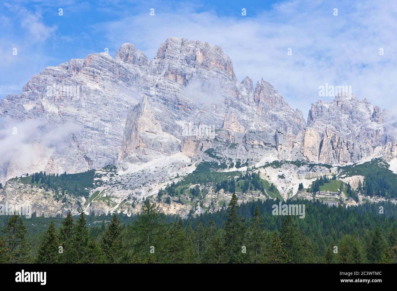 Natural landscape around Dolomites, Alps, Italy Stock Photo - Alamy