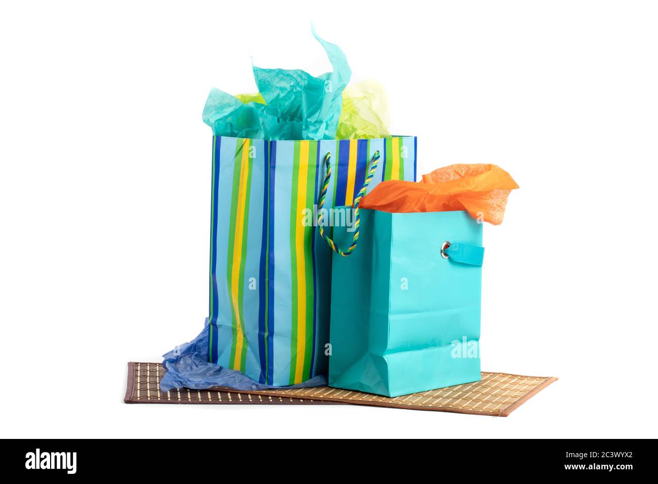 Tissue paper gift bag hi-res stock photography and images - Alamy