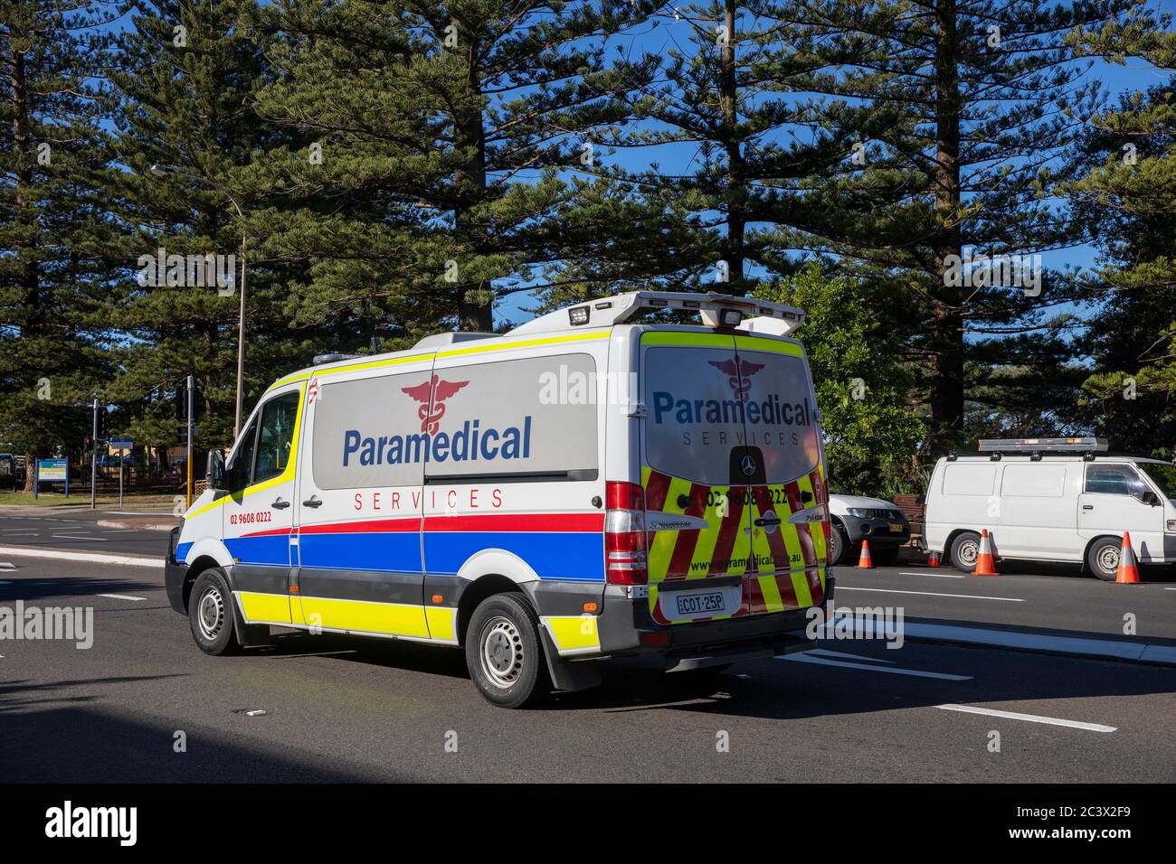 Australian paramedic ambulance in Sydney,NSW,Australia Stock Photo