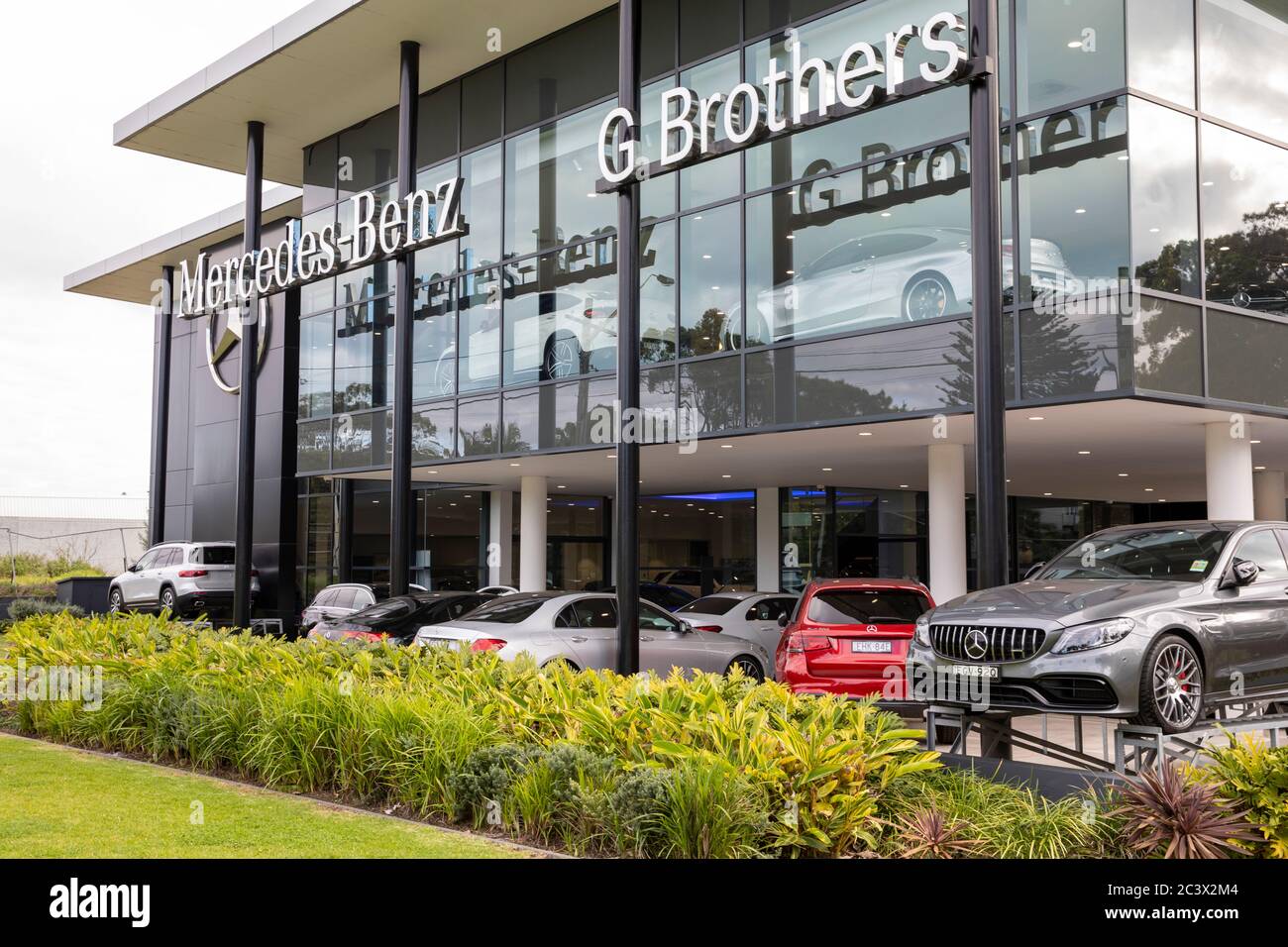 Mercedes Benz car dealership in Mona Vale Sydney,NSW,Australia Stock Photo