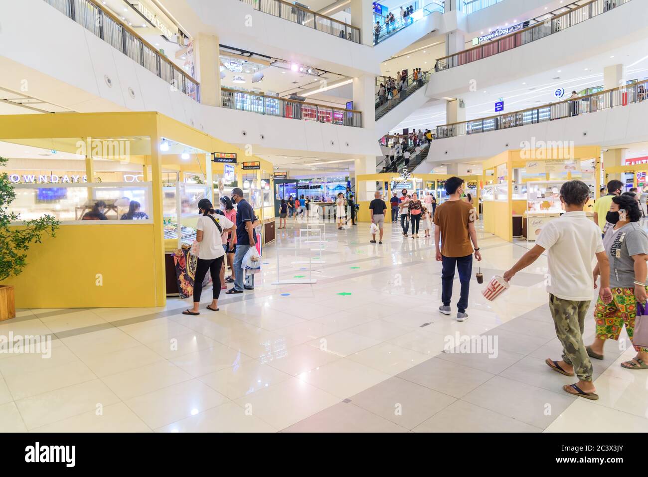 Bangkok , Thailand - 19 june, 2020 : People shopping at shopping mall ...