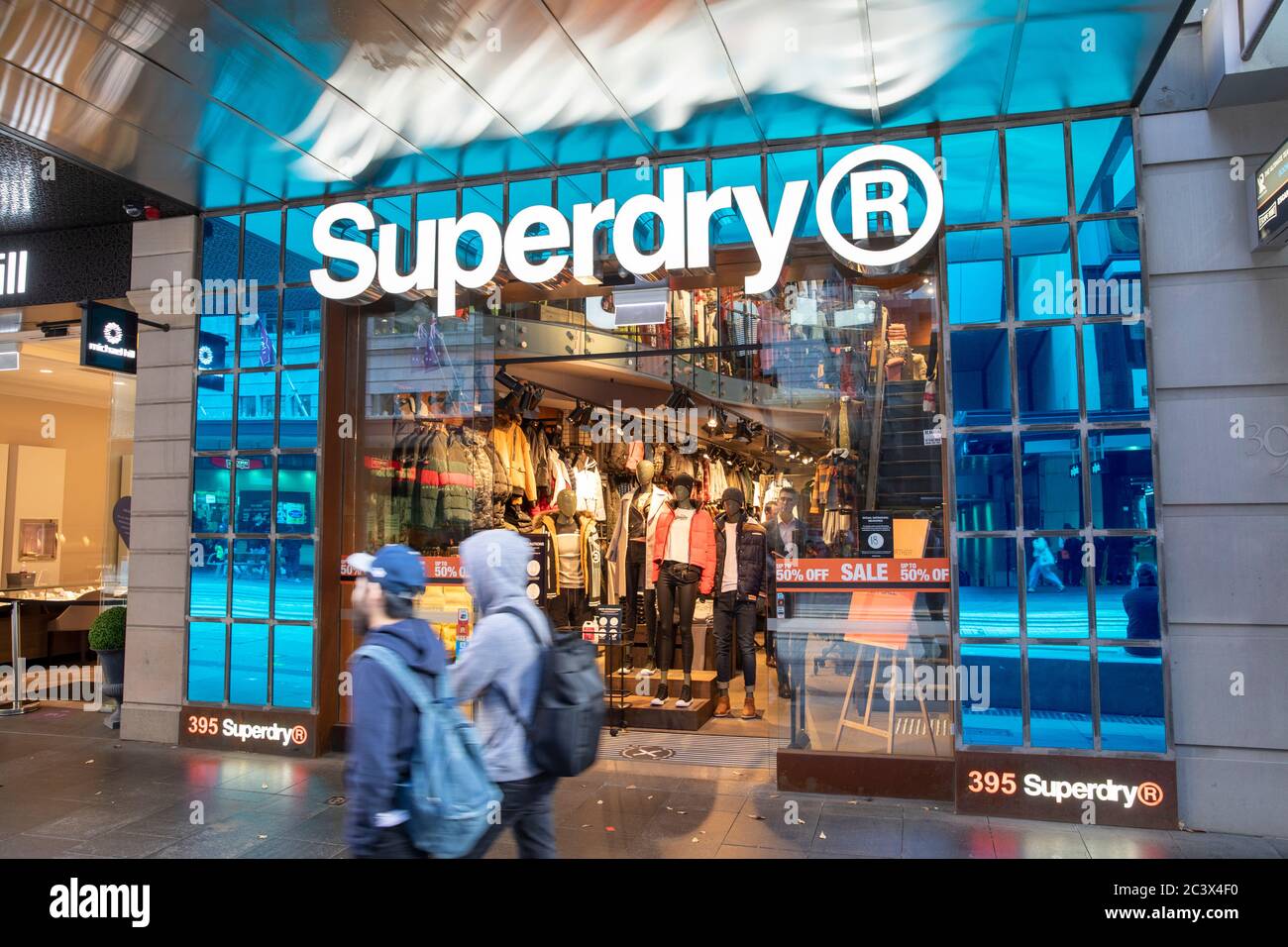 Superdry clothing and clothes store shop in Sydney city  centre,NSW,Australia Stock Photo - Alamy