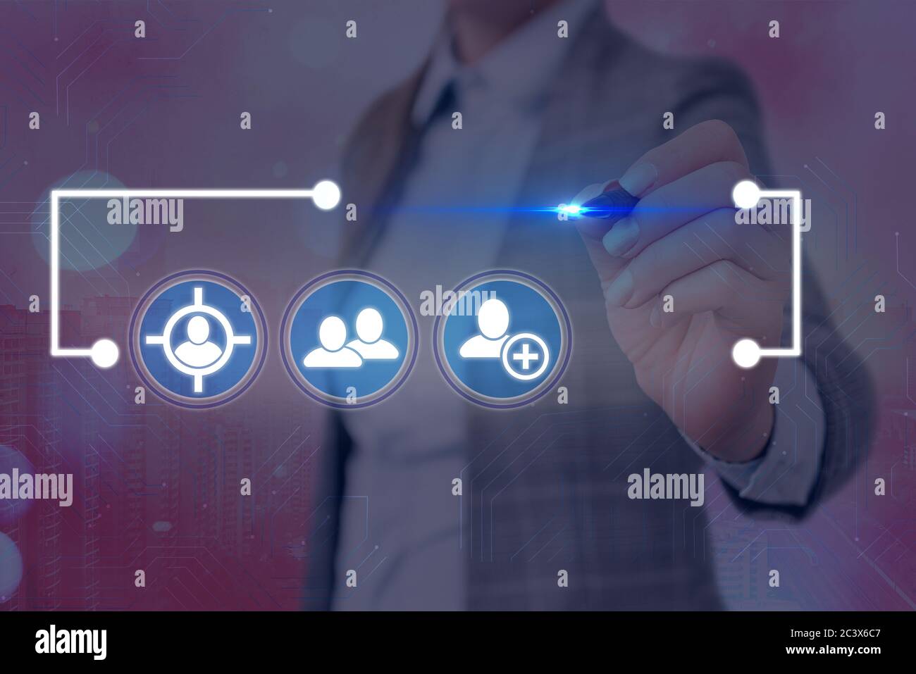 Information Digital Technology Network Connection Infographic Elements ...