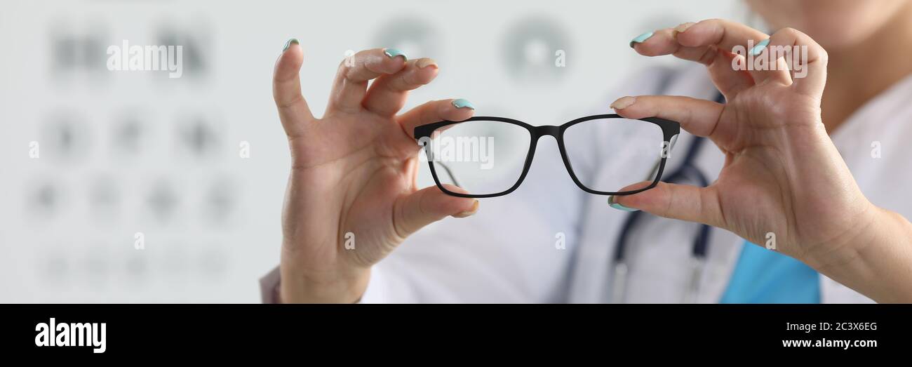 Happy attractive female choose proper variant Stock Photo - Alamy