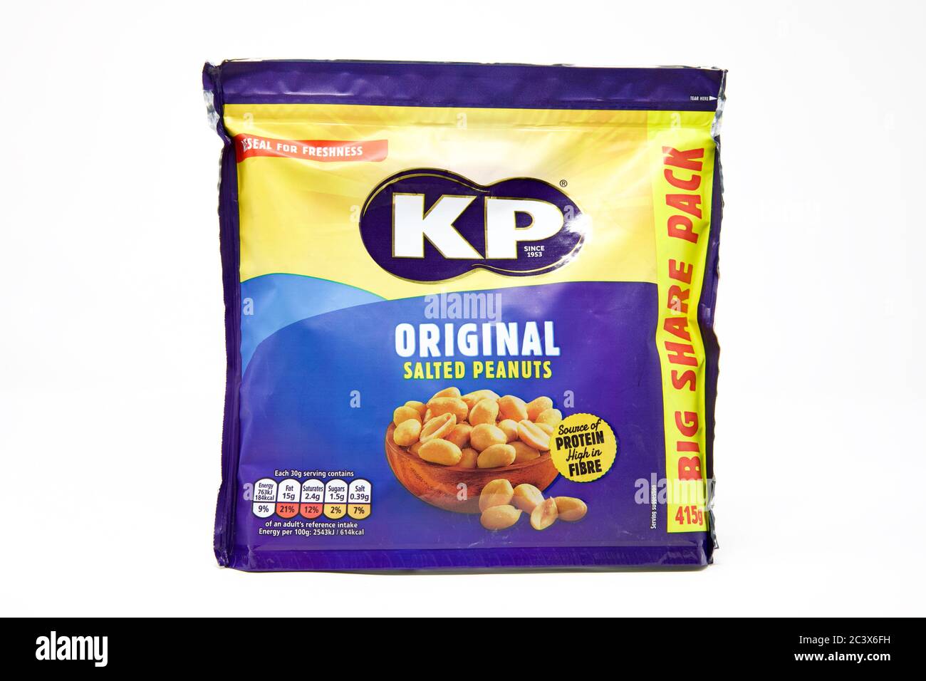 KP Original Salted Peanuts Stock Photo Alamy