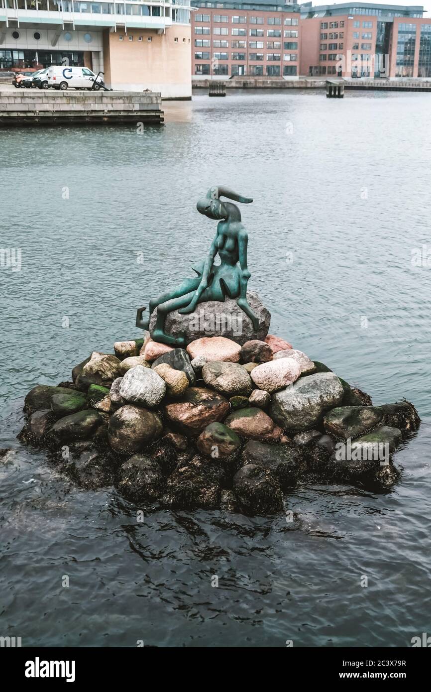 Copenhagen / Denmark November 2019 Less famous landmark in