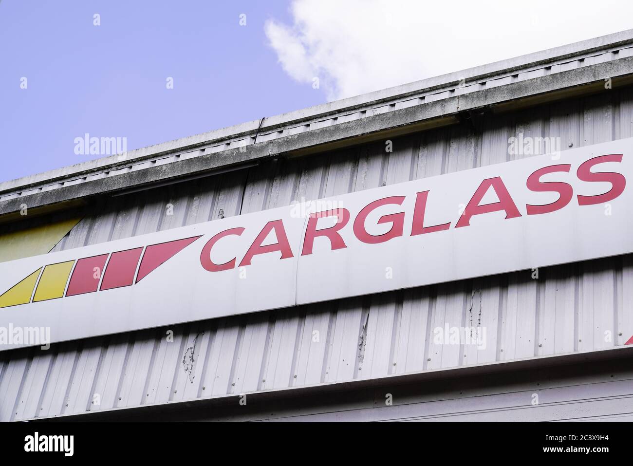 Bordeaux , Aquitaine / France - 06 20 2020 : Carglass car garage sign logo  of international shop to vehicle glass repair store and replacement group  Stock Photo - Alamy