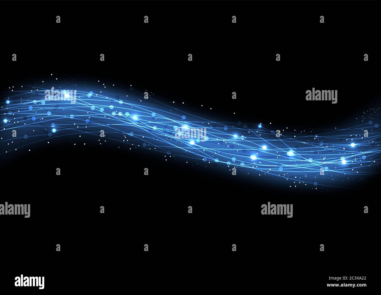 vector background abstract technology communication data Science Stock ...