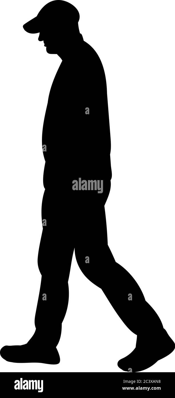 One young man walking on Black and White Stock Photos & Images - Alamy