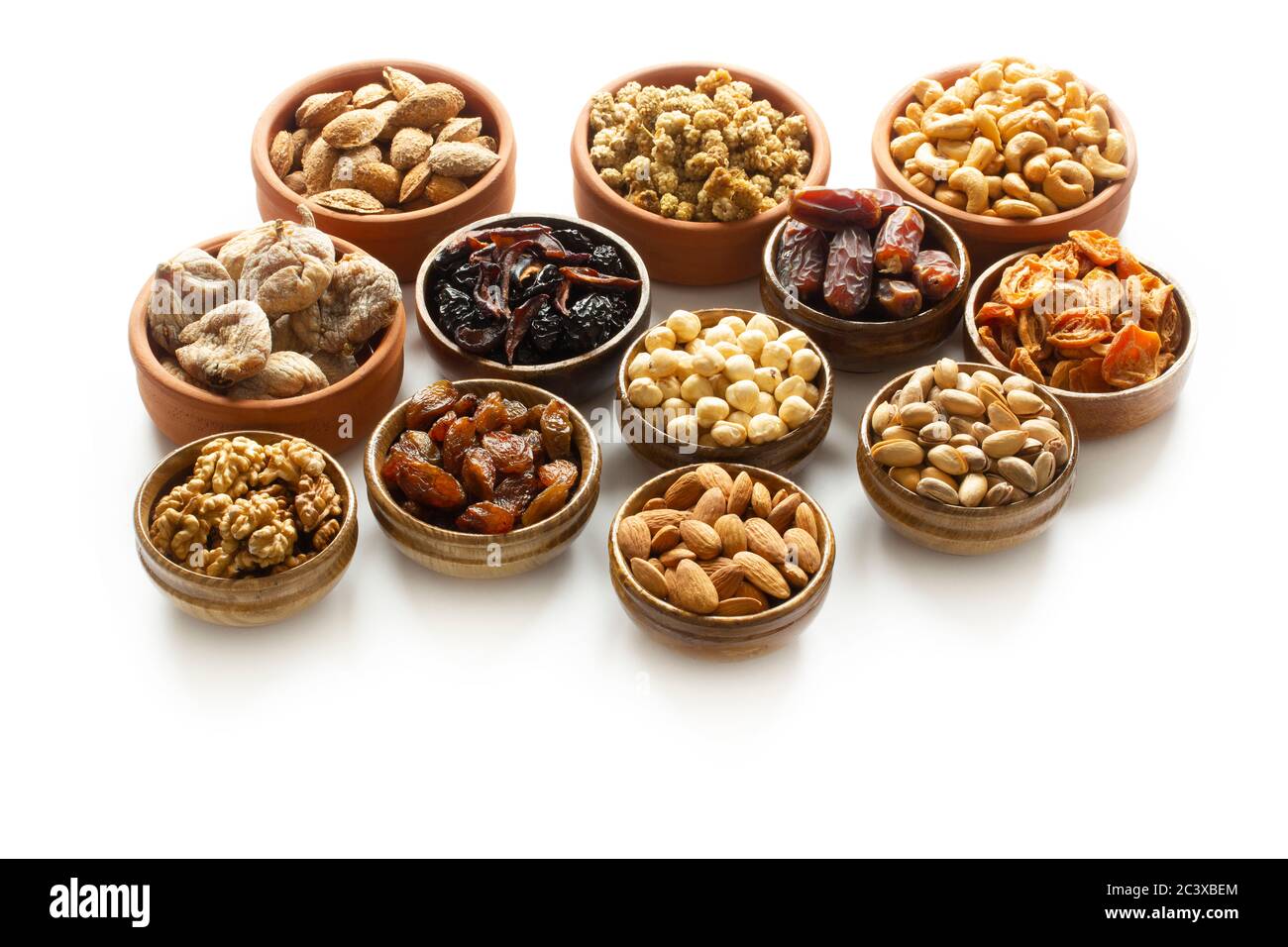 Dried fruits and mixed nuts. Healthy foods Stock Photo Alamy