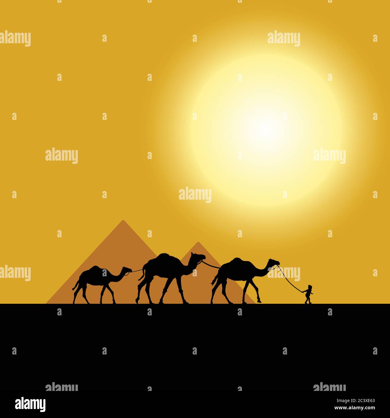 pyramid egypt illustration in colorful Stock Vector Image & Art - Alamy