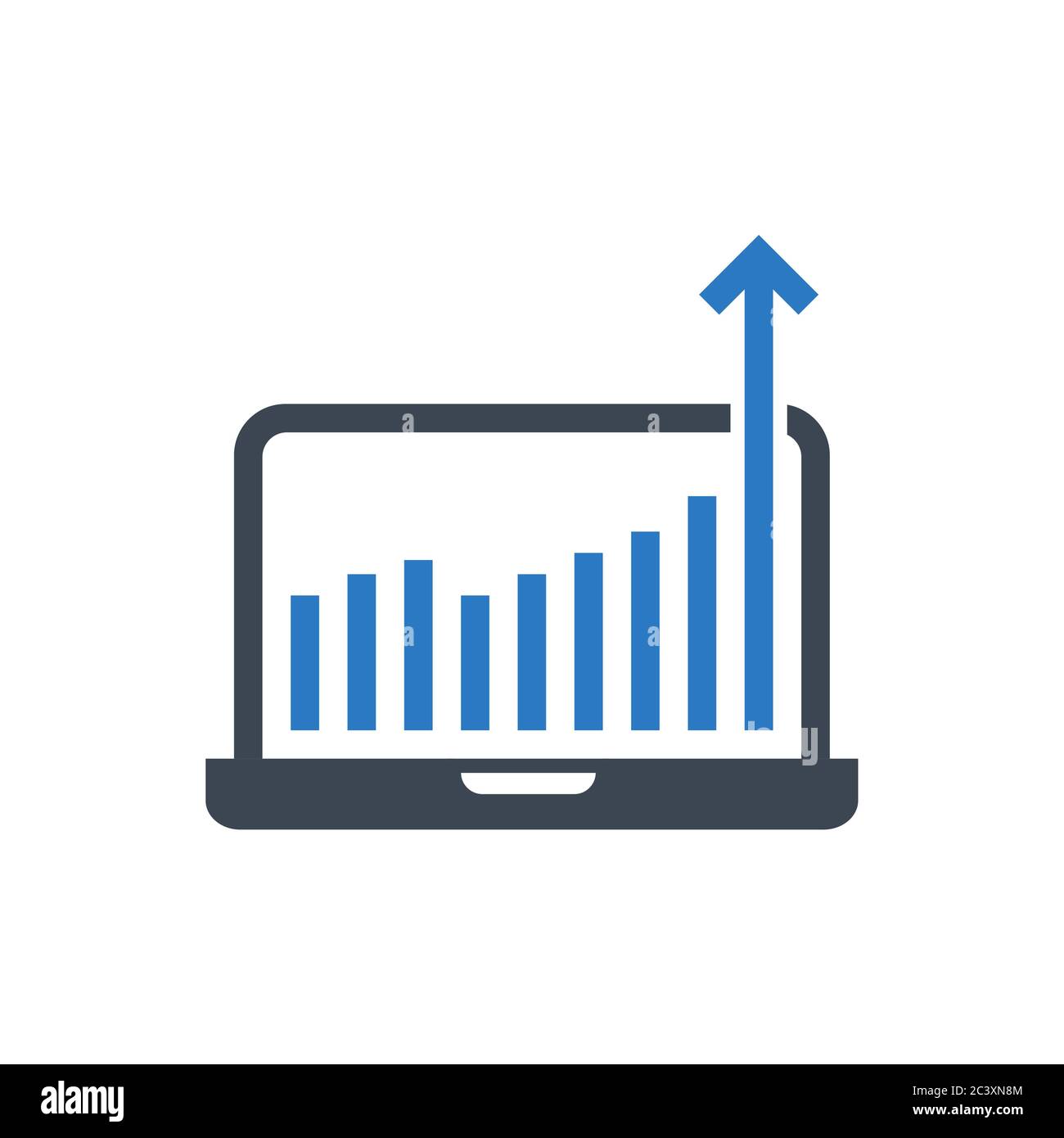 Growth Traffic Vector Glyph Icon Stock Vector