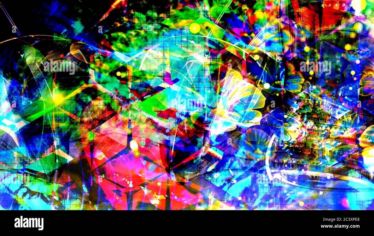 Mesmerizing Psychedelic Journey and Abstract Freaky Rainbow Trip ...