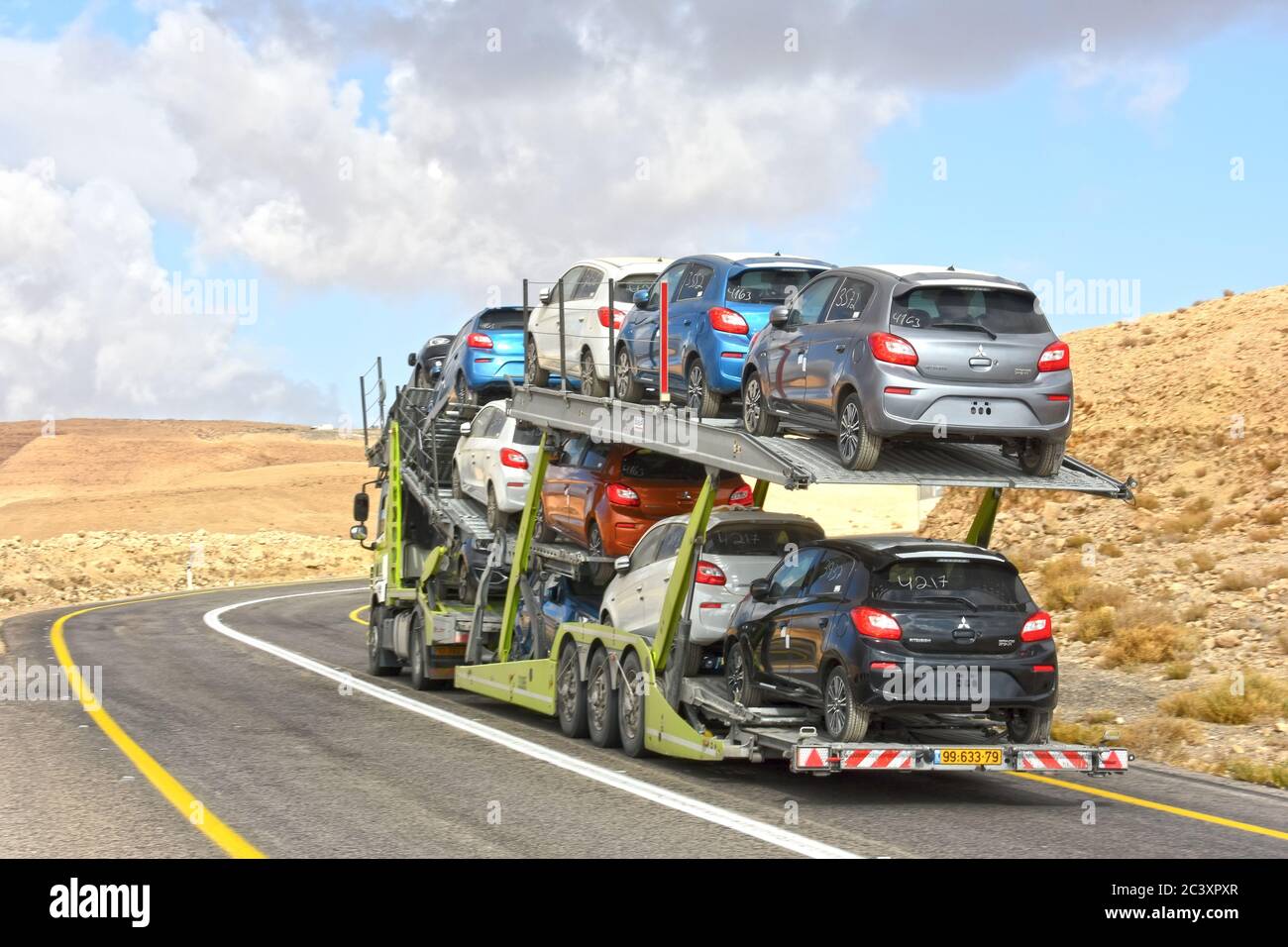 Lorry on desert road hires stock photography and images Alamy