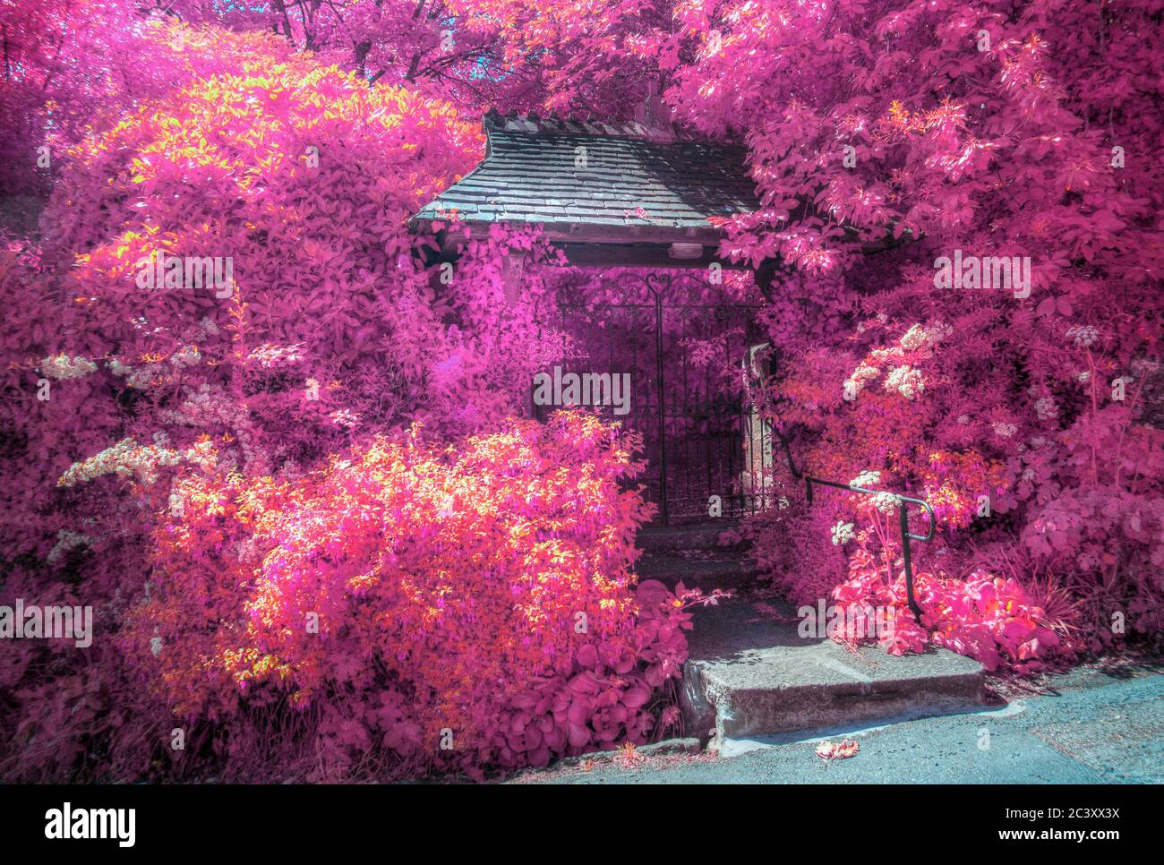 The Church Gate at Gulval, Cornwall UK Stock Photo - Alamy