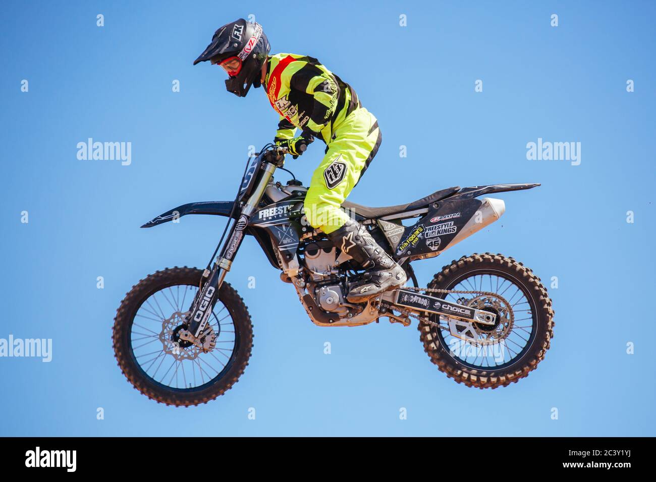 Motocross Rider in Melbourne Australia Stock Photo Alamy