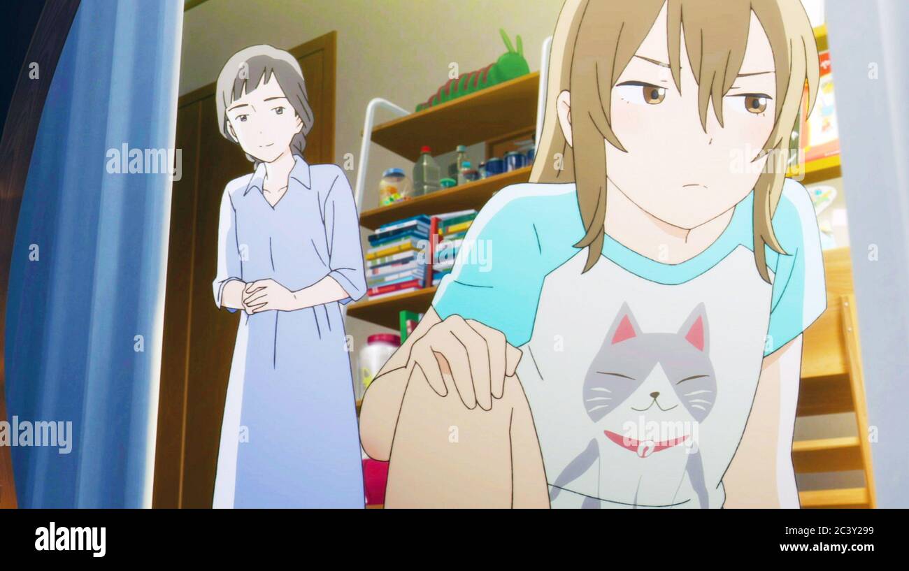 A WHISKER AWAY, (aka NAKITAI WATASHI WA NEKO WO KABURU), right Miyo