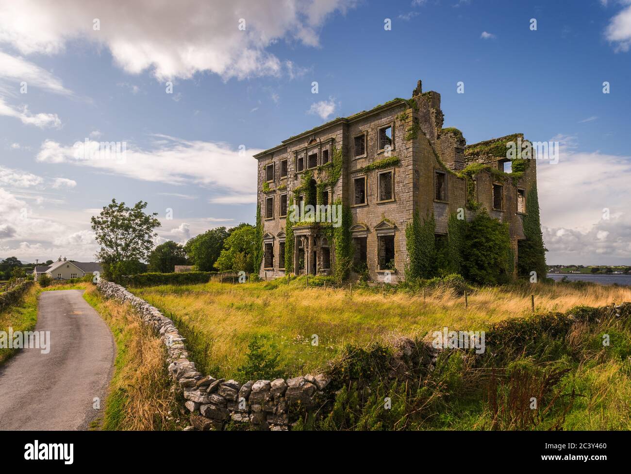 Tyrone house in Kilcolgan Ireland Stock Photo Alamy