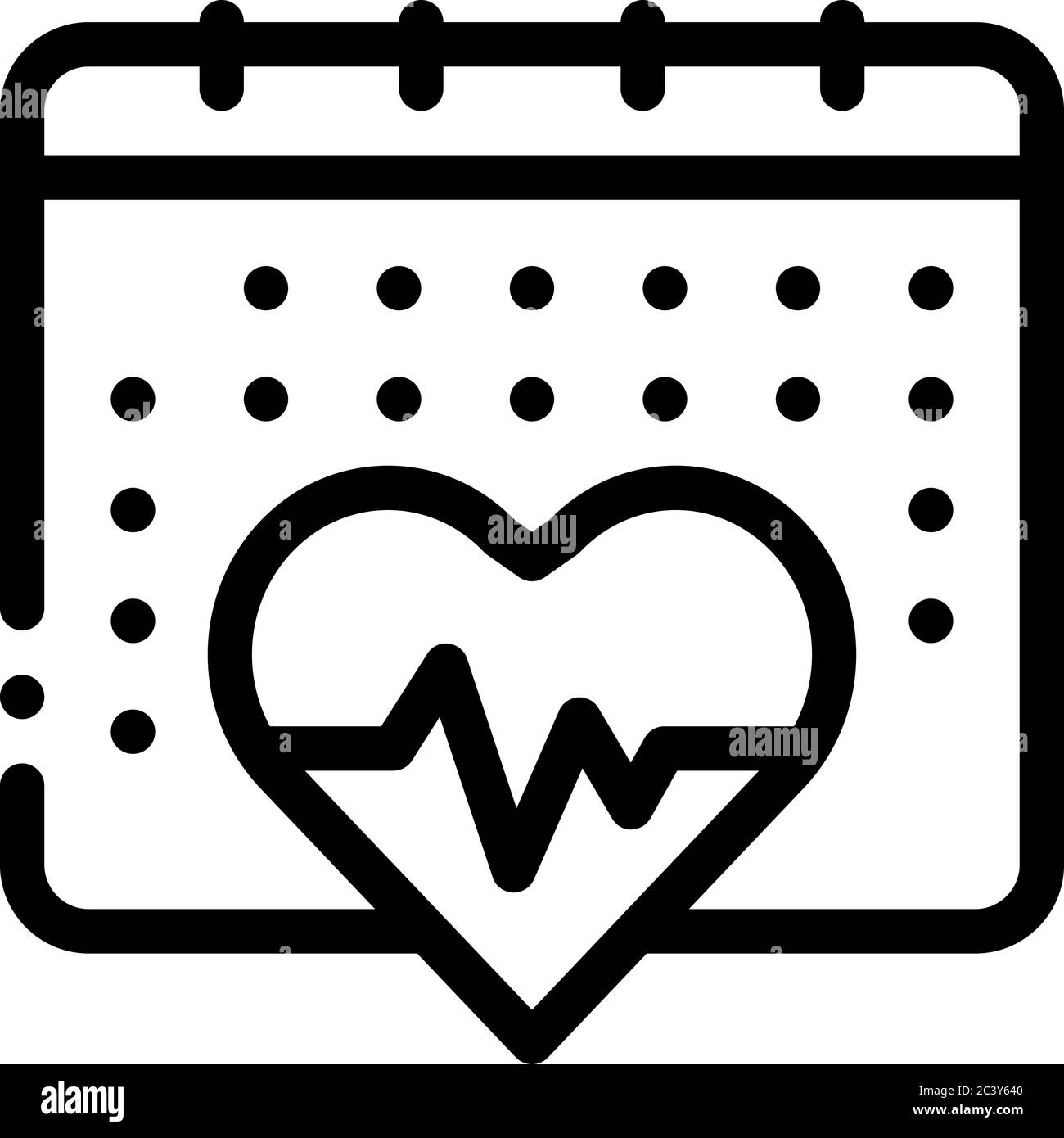 Heart Calendar Dot 