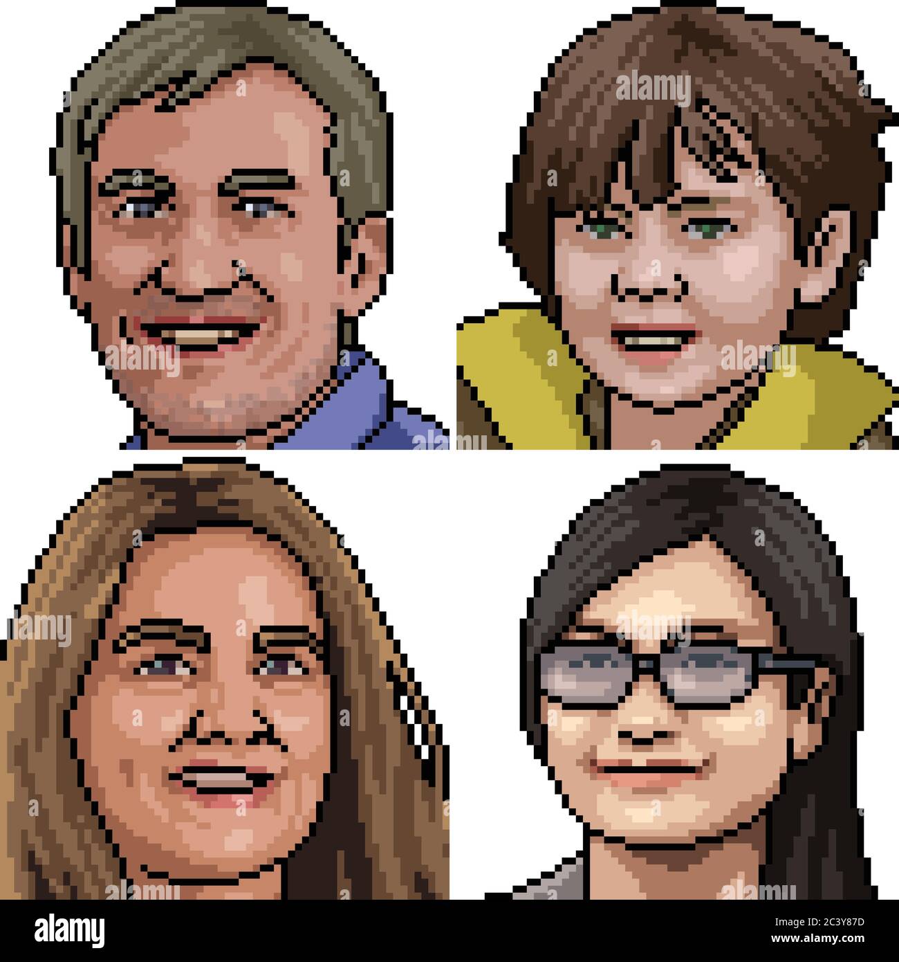 Pixel art portrait of Collection