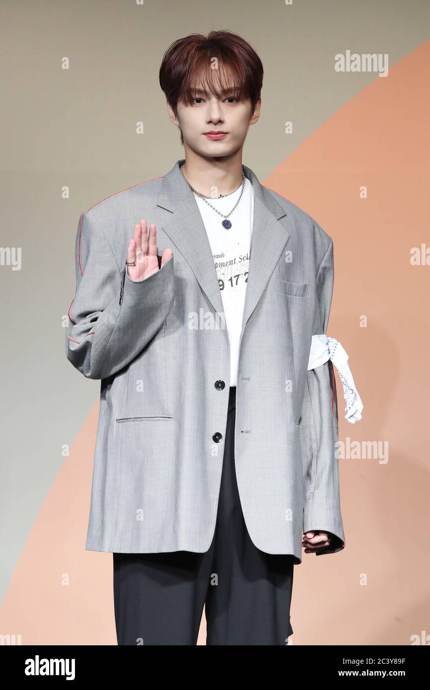 23rd June, 2020. S. Korean boy band Seventeen Jun, a member