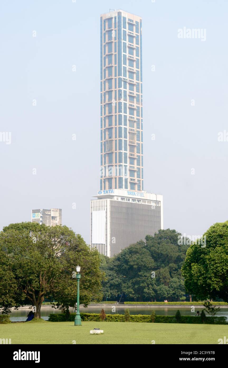 Tata Centre highrise, sleek designed and steel tower tallest