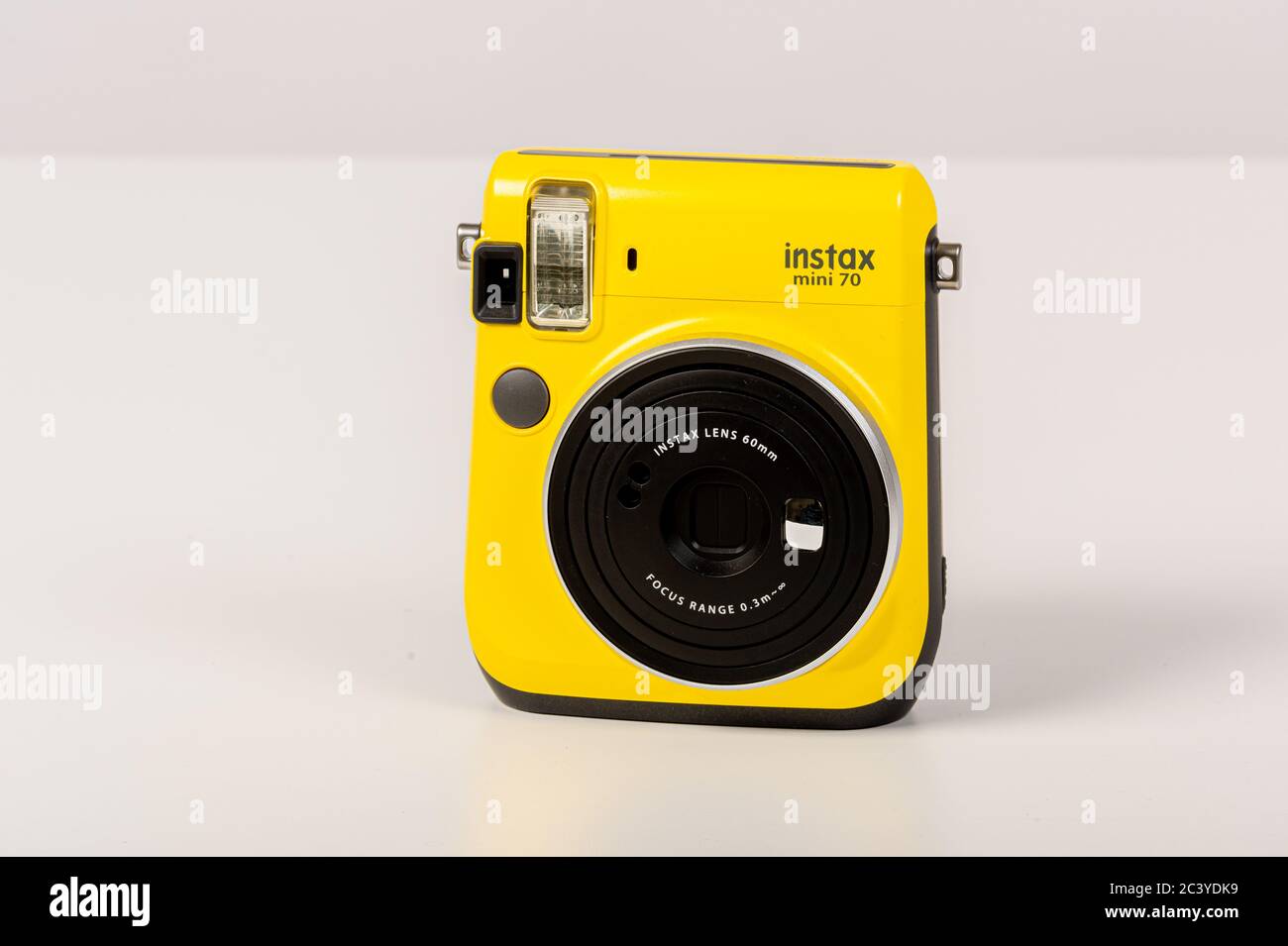 Gothenburg, Sweden - june 4 2019: Fujifilm Instax mini 70 instant camera in  yellow Stock Photo - Alamy