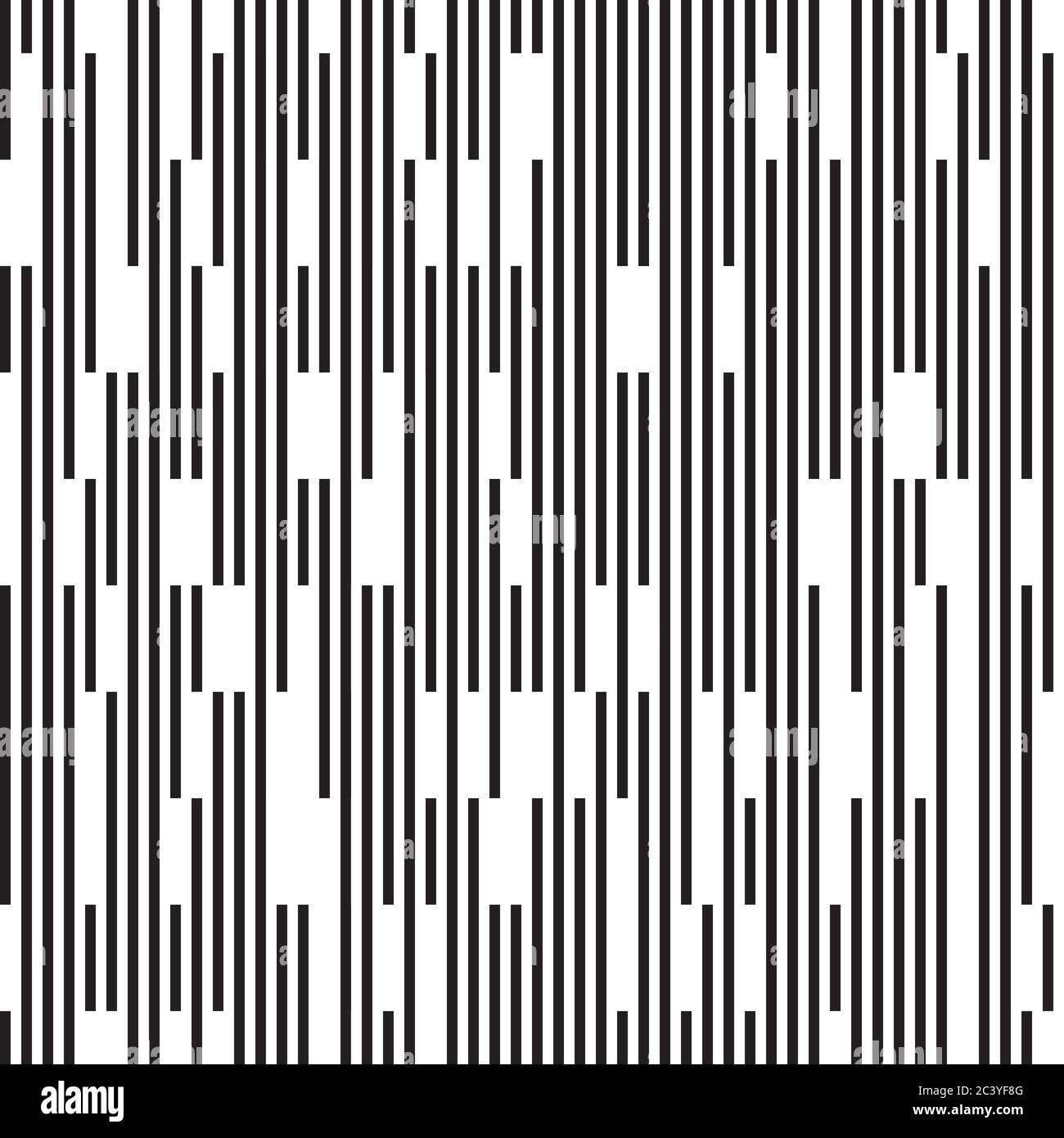 Seamless pattern with vertical black segments Stock Vector